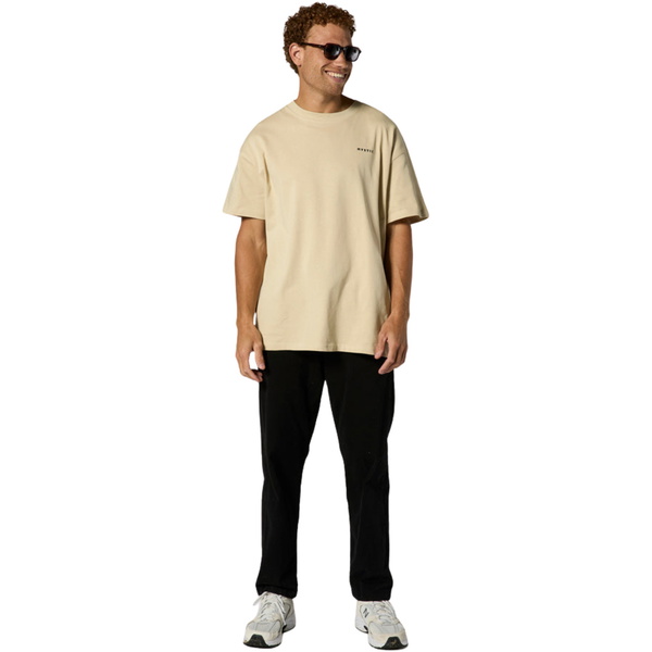 2026 Mystic Profile Tee 35105.240178 - Pale Khaki
